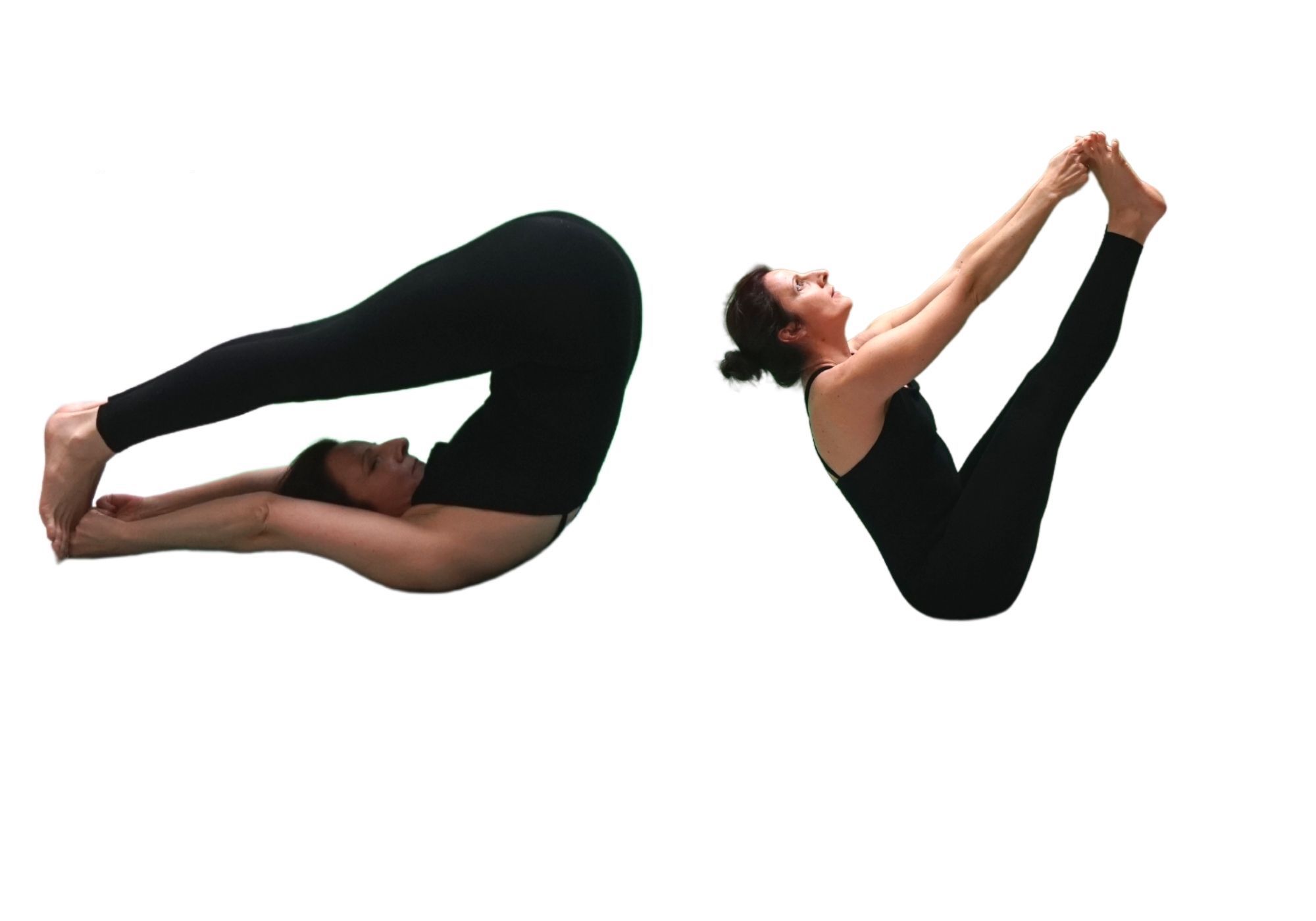 Posture de yoga : ubhaya padangusthasana A